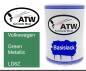Preview: Volkswagen, Green Metallic, LD6Z: 500ml Lackdose, von ATW Autoteile West.